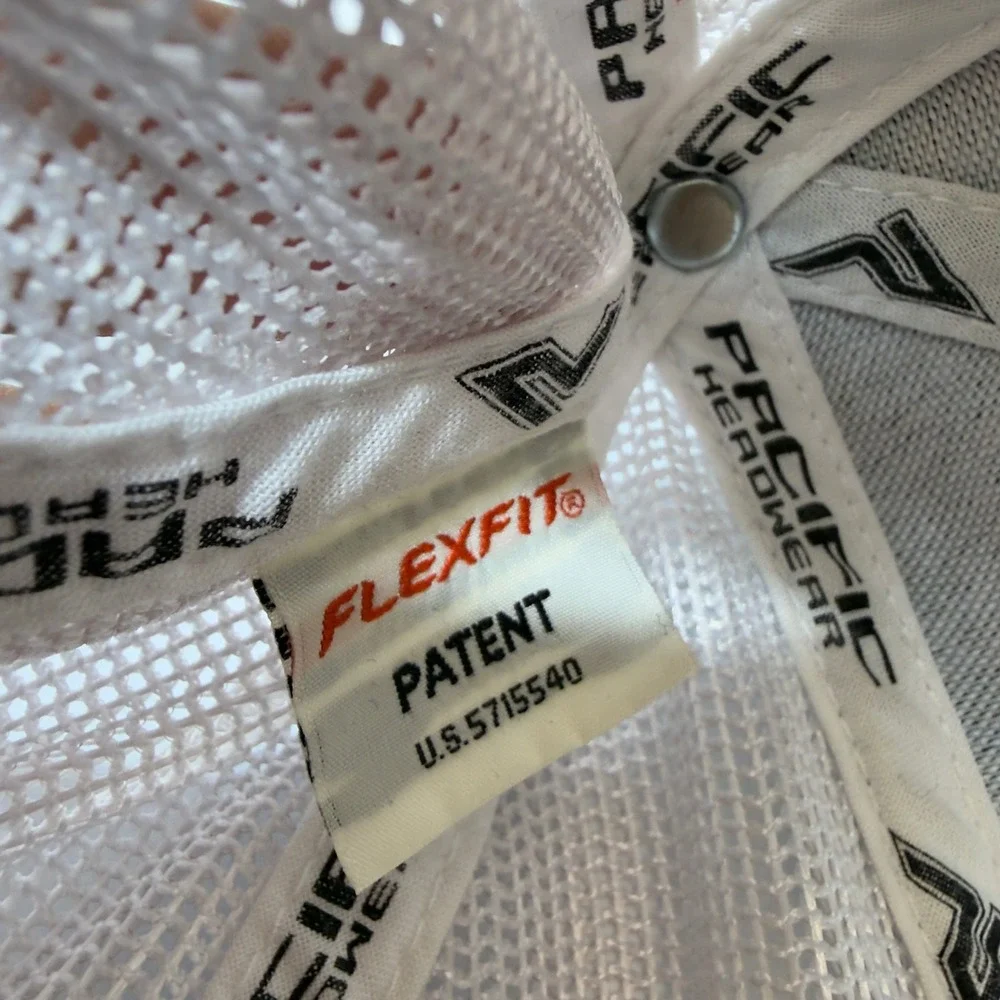 Pacific Headwear Flexfit Pro Model Trucker Hat Gray U‎ Logo Unleashed Snapback